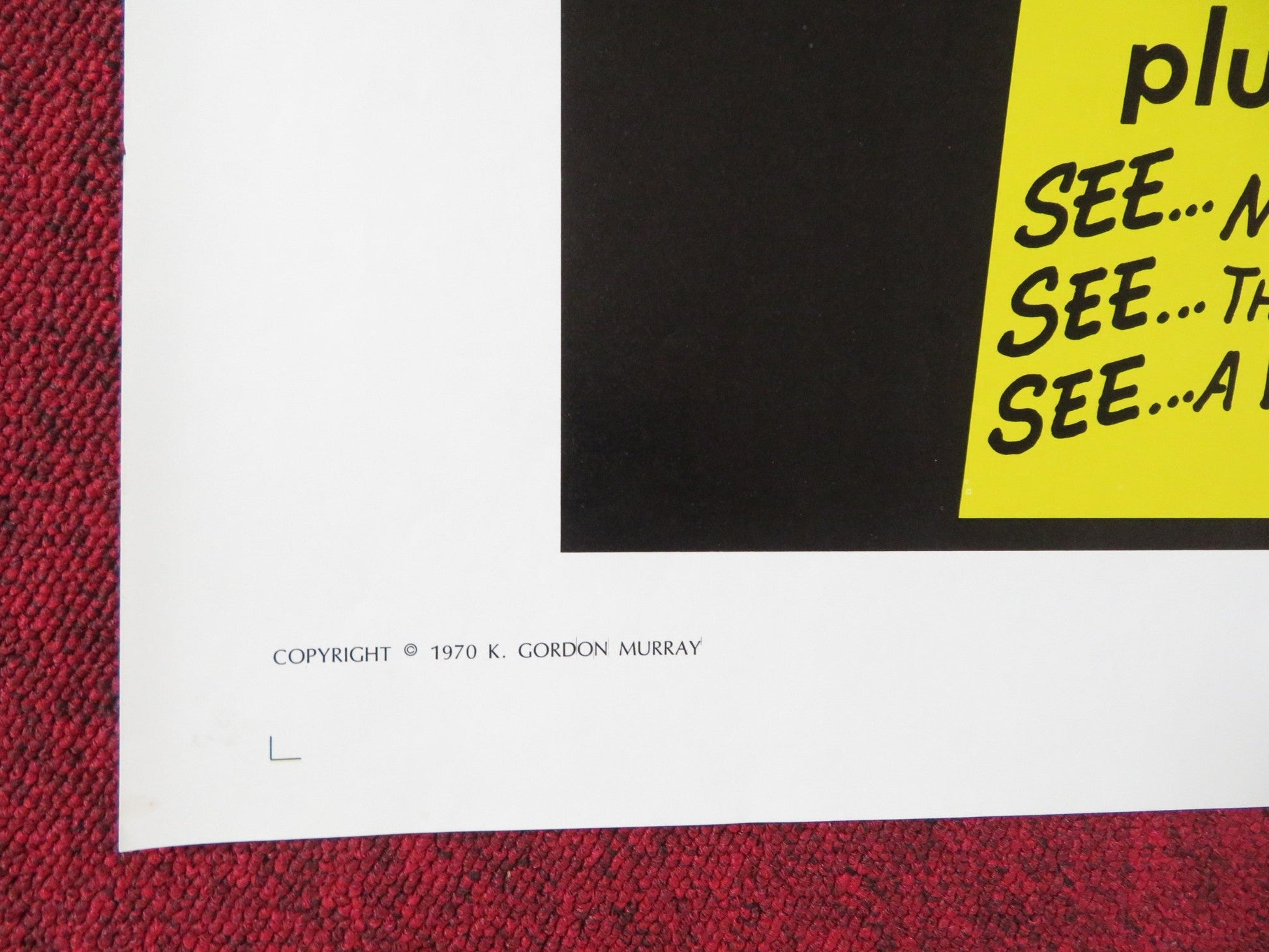 MOTHER GOOSE'S BIRTHDAY PARTY FOLDED US ONE SHEET POSTER K. GORDON MURRAY 1970 Rendezvous Cinema Movie posters