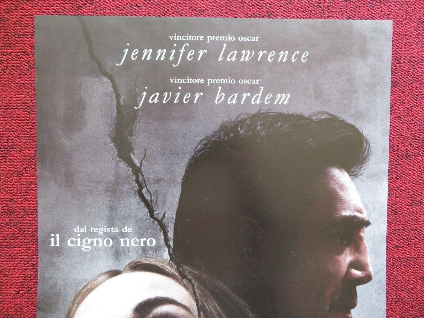 MOTHER! ITALIAN LOCANDINA (27"x13") POSTER JENNIFER LAWRENCE JAVIER BARDEM 2017 - Rendezvous Cinema