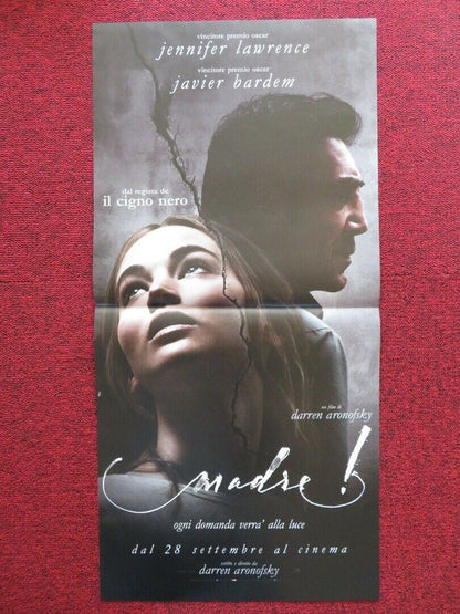 MOTHER! ITALIAN LOCANDINA (27"x13") POSTER JENNIFER LAWRENCE JAVIER BARDEM 2017 - Rendezvous Cinema