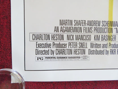 MOTHER LODE US ONE SHEET ROLLED POSTER CHARLTON HESTON KIM BASINGER 1982 Rendezvous Cinema Movie posters