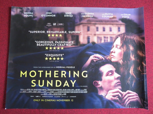 MOTHERING SUNDAY UK QUAD (30"x 40") ROLLED POSTER ODESSA YOUNG J. O'CONNOR 2012 Rendezvous Cinema Movie posters