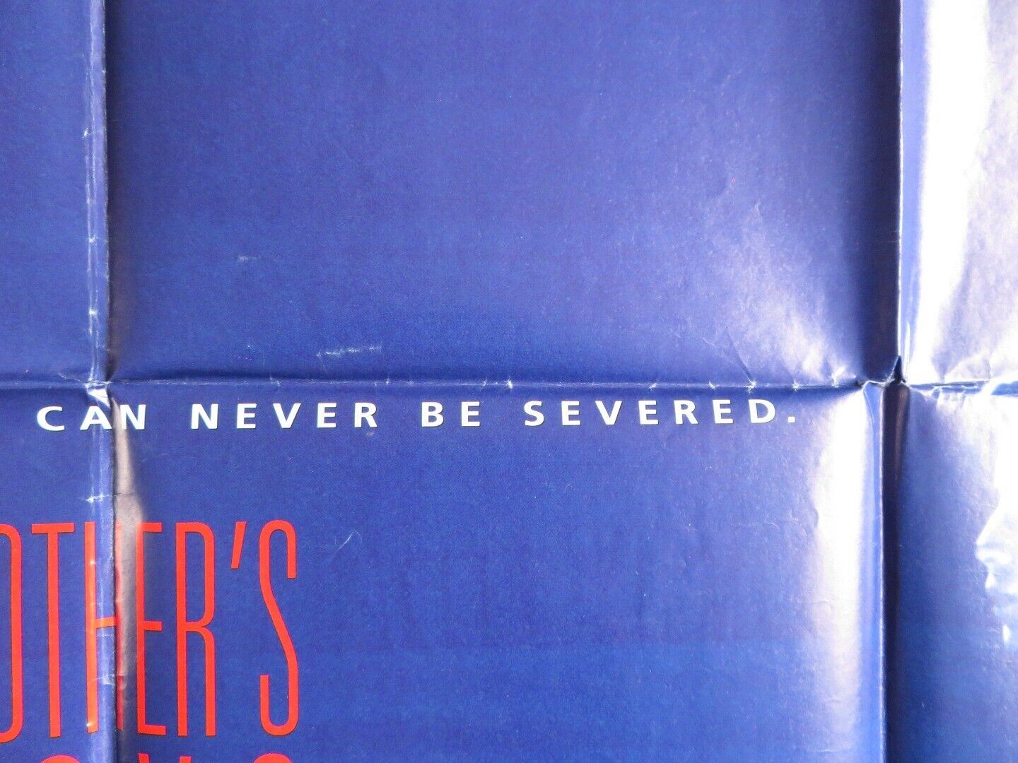 MOTHER'S BOYS UK QUAD POSTER PETER GALLAGHER JAMIE LEE CURTIS 1993 Movie posters