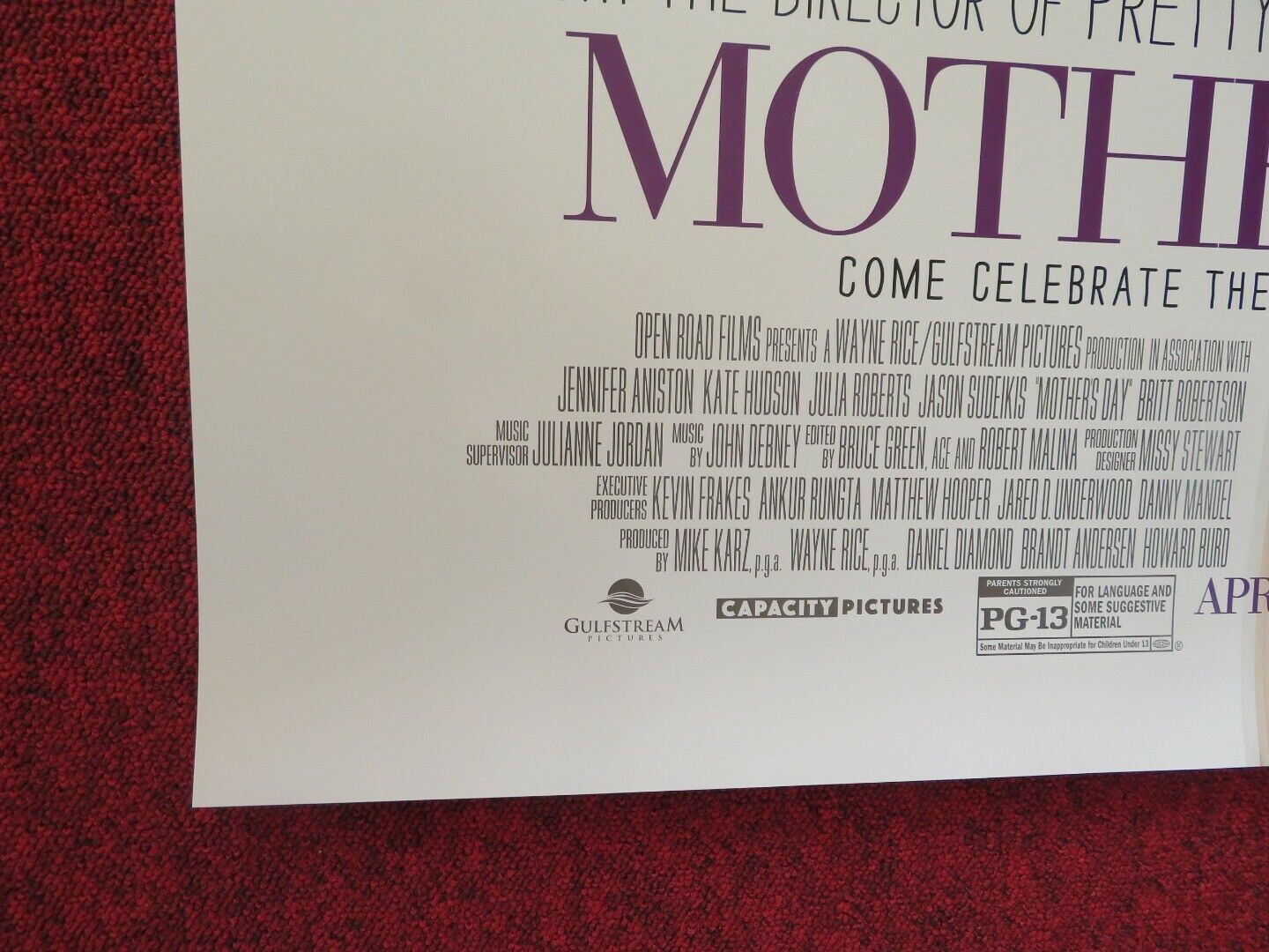 MOTHER'S DAY US ONE SHEET ROLLED POSTER JENNIFER ANISTON JULIA ROBERTS 2016 Movie posters