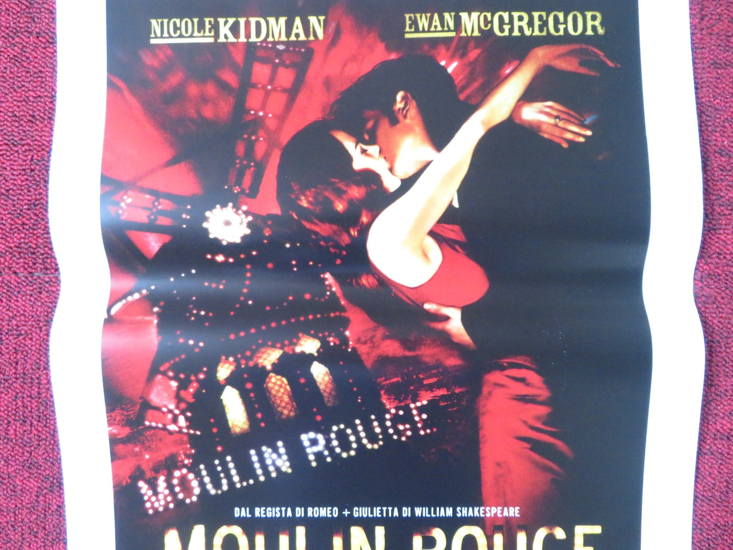 MOULIN ROUGE ITALIAN LOCANDINA POSTER NICOLE KIDMAN EWAN MCGREGOR 2001 Rendezvous Cinema Movie posters
