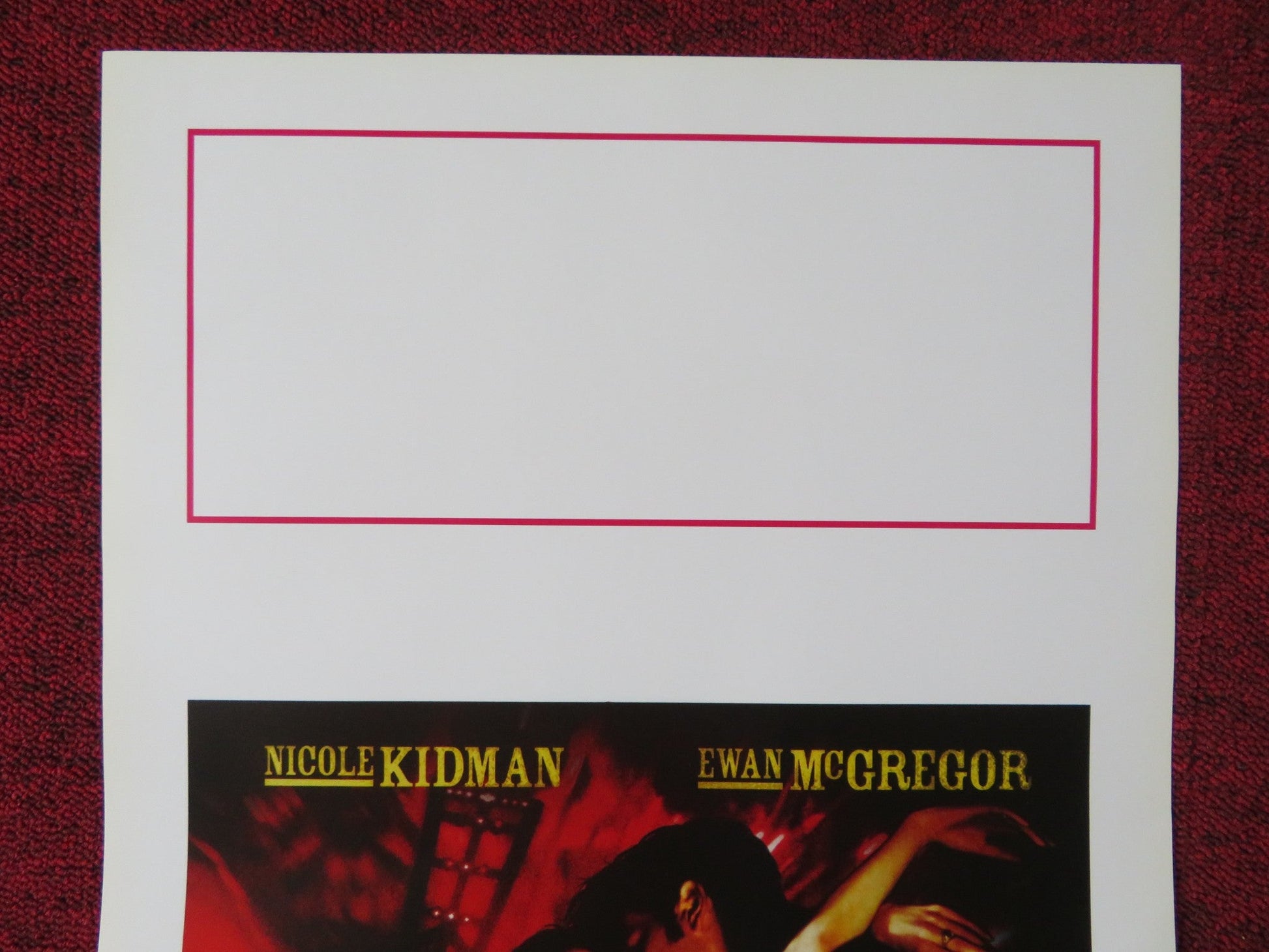 MOULIN ROUGE ITALIAN LOCANDINA POSTER NICOLE KIDMAN EWAN MCGREGOR 2001 Rendezvous Cinema Movie posters