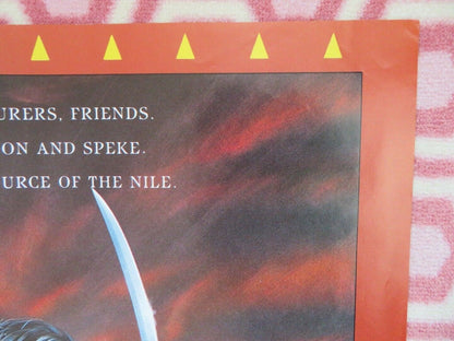 MOUNTAINS OF THE MOON BRITISH QUAD (30 x 40) POSTER PATRICK BERGIN 1989 Movie posters