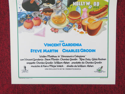 MOVERS & SHAKERS ITALIAN LOCANDINA POSTER WALTER MATTHAU CHARLES GRODIN 1985 Rendezvous Cinema Movie posters