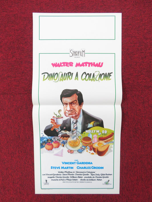 MOVERS & SHAKERS ITALIAN LOCANDINA POSTER WALTER MATTHAU CHARLES GRODIN 1985 Rendezvous Cinema Movie posters