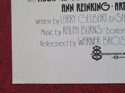 MOVIE MOVIE FOLDED US ONE SHEET POSTER GEORGE C.SCOTT TRISH VAN DEVERE 1978 Movie posters