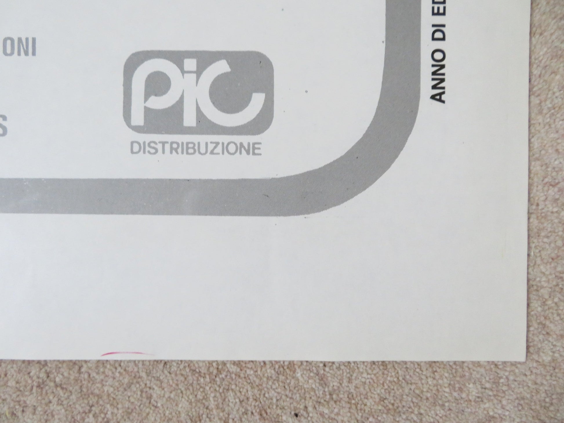 MOVIE RUSH - LE FEBBRE DEL CINEMA ITALIAN 2 FOGLIO POSTER BENJAMIN LEV 1976 Rendezvous Cinema Movie posters