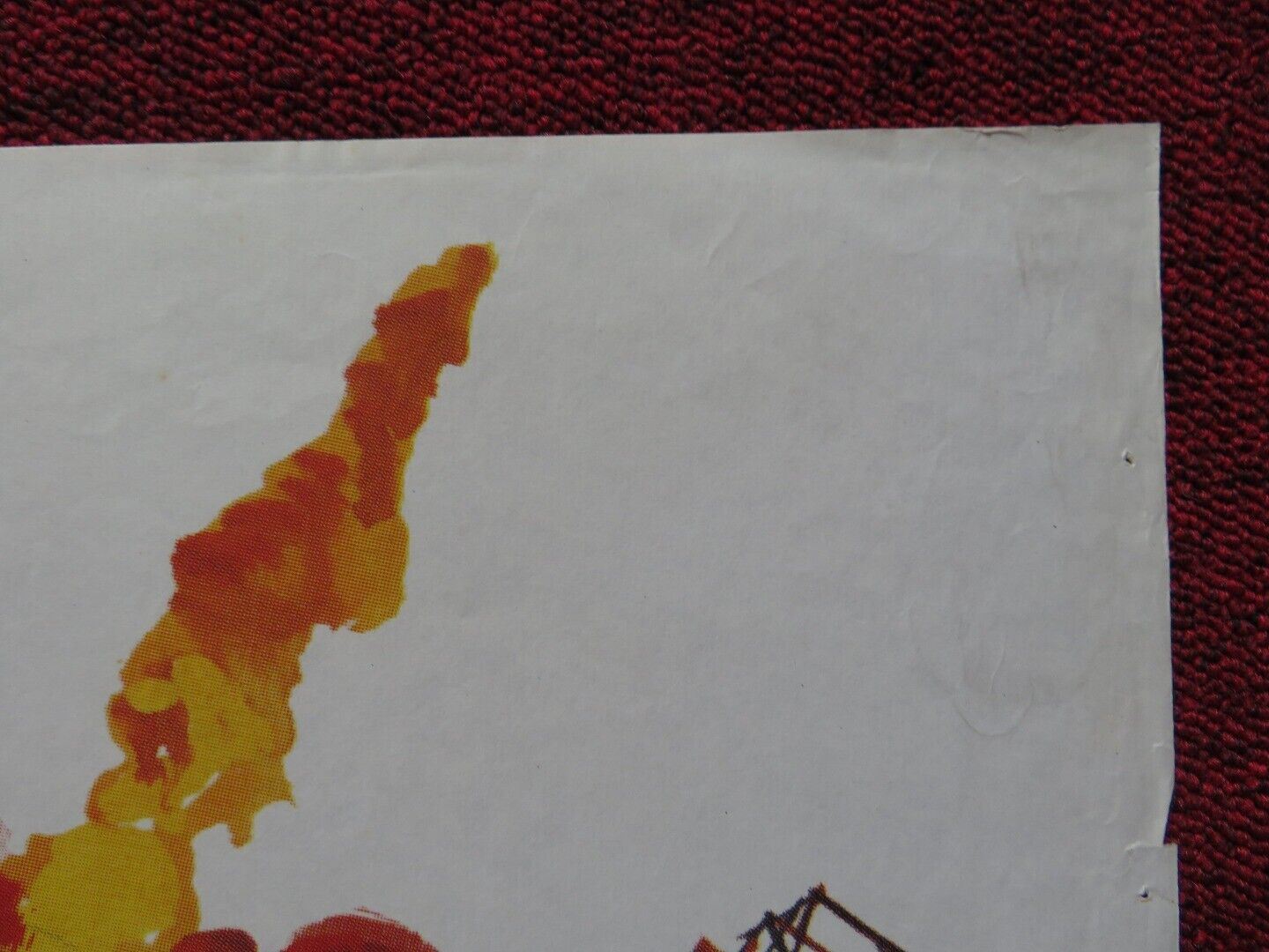 MOVING VIOLATION SPANISH ROLLED POSTER STEPHEN MCHATTIE KAY LENZ 1976 Movie posters