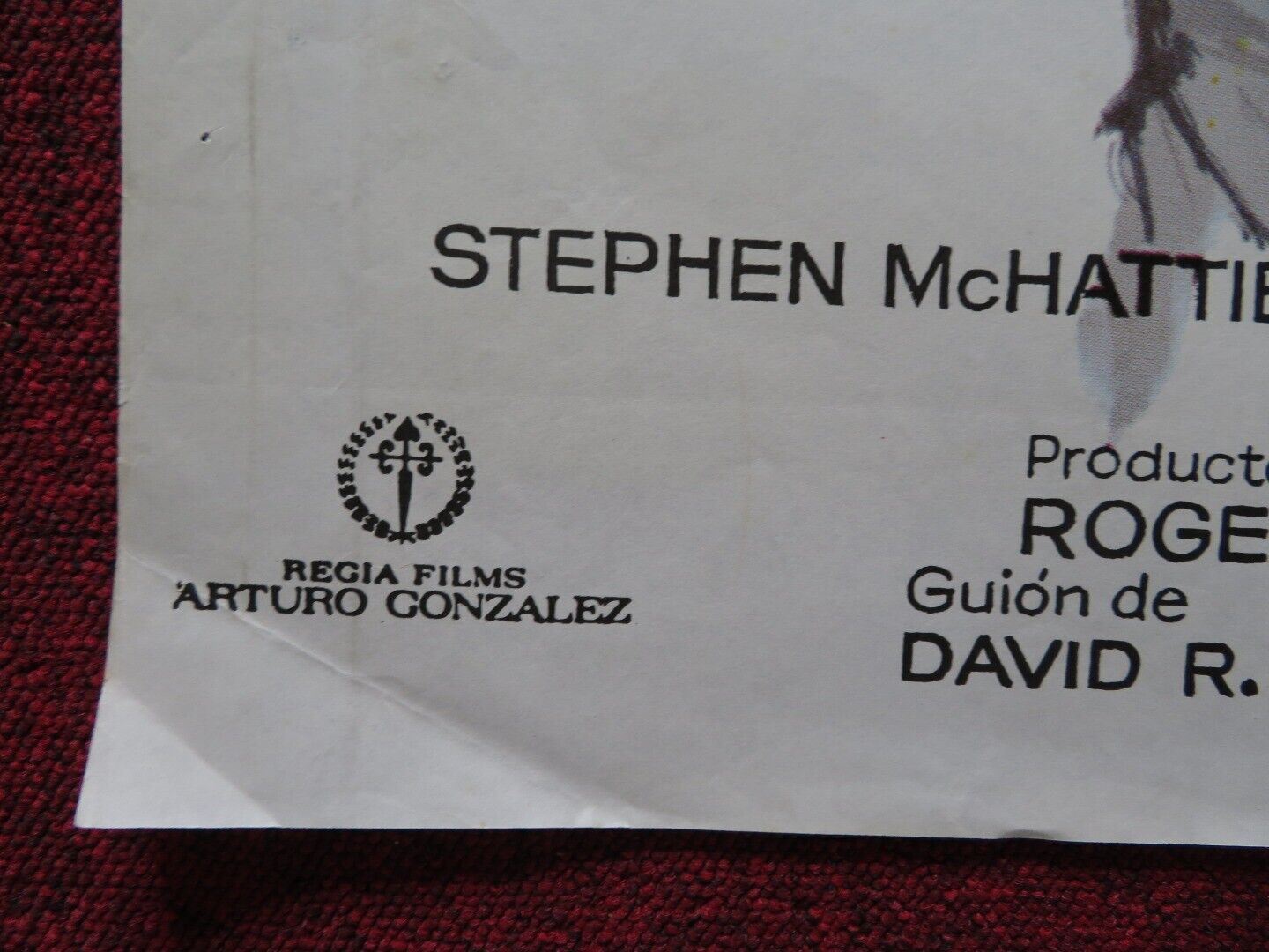 MOVING VIOLATION SPANISH ROLLED POSTER STEPHEN MCHATTIE KAY LENZ 1976 Movie posters