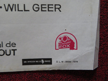 MOVING VIOLATION SPANISH ROLLED POSTER STEPHEN MCHATTIE KAY LENZ 1976 Movie posters