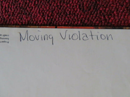 MOVING VIOLATION - STYLE B FOLDED US ONE SHEET POSTER STEPHEN MCHATTIE 19766 Movie posters