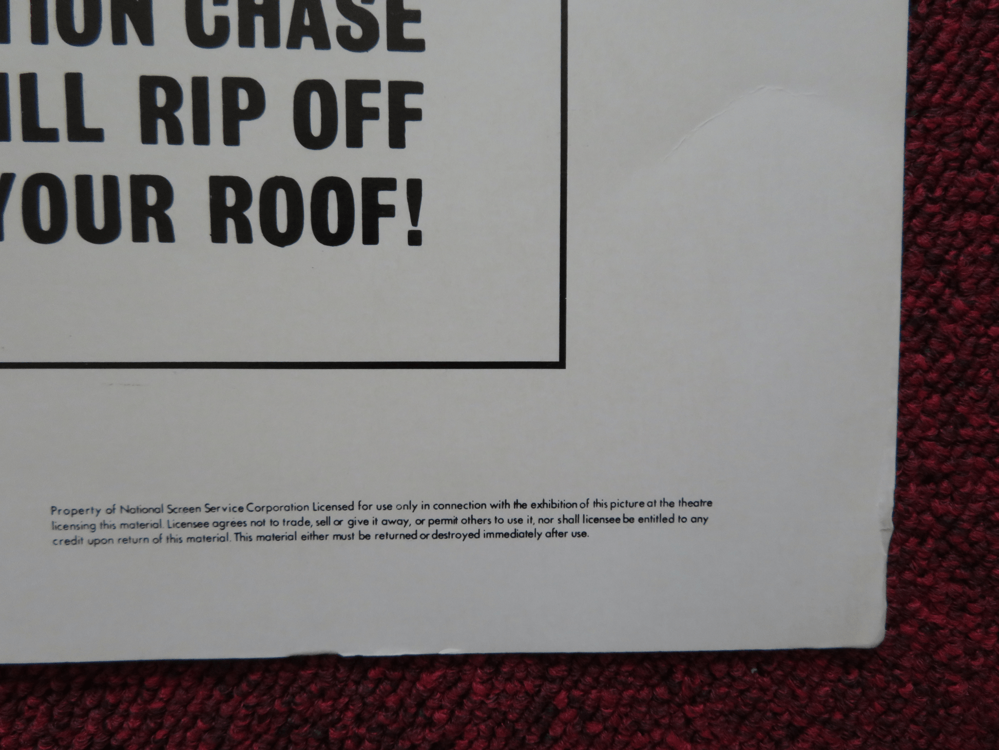 MOVING VIOLATION US HALF SHEET (22"x 28") POSTER STEPHEN MCHATTIE KAY LENZ 1976 Rendezvous Cinema Movie posters