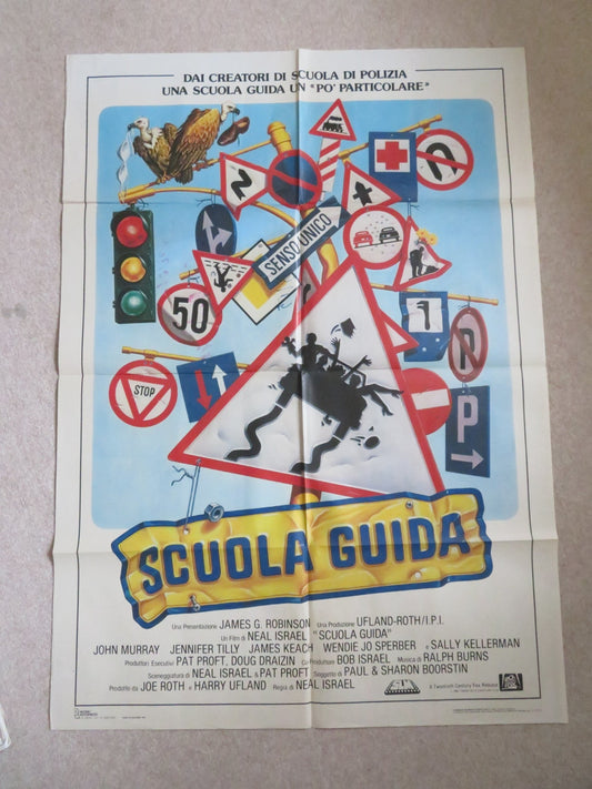 MOVING VIOLATIONS ITALIAN 2 FOGLIO POSTER JOHN MURRAY JENNIFER TILLY 1985 Rendezvous Cinema Movie posters