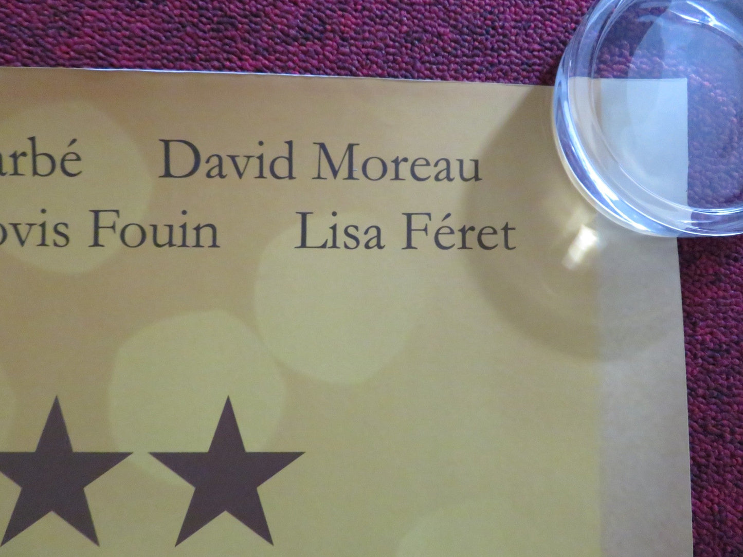 MOZART'S SISTER UK QUAD ROLLED POSTER MARIE FERET MARC BARBE 2010 Rendezvous Cinema Movie posters