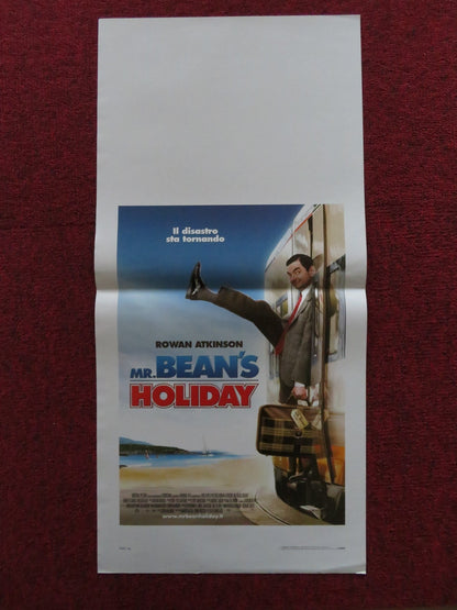 MR BEAN'S HOLIDAY ITALIAN LOCANDINA POSTER ROWAN ATKINSON STEVE PEMBERTON 2007 Rendezvous Cinema Movie posters
