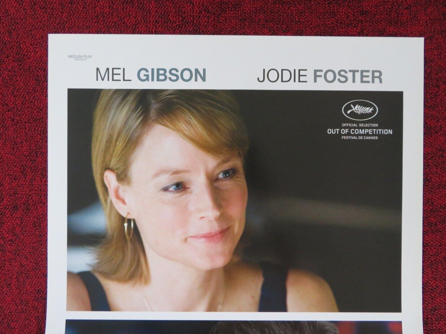 MR. BEAVER ITALIAN LOCANDINA (27.5"x13") POSTER MEL GIBSON JODIE FOSTER 2011 Movie posters