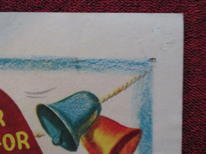 MR BELVEDERE RINGS THE BELL FOLDED US ONE SHEET POSTER CLIFTON WEBB 1951 Movie posters