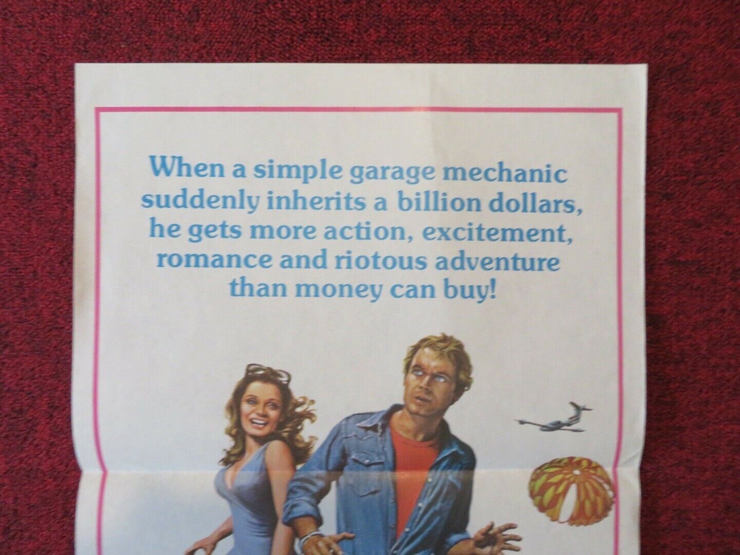 MR BILLION FOLDED AUSTRALIAN DAYBILL POSTER Terence Hill Jackie Gleason 1977 Movie posters