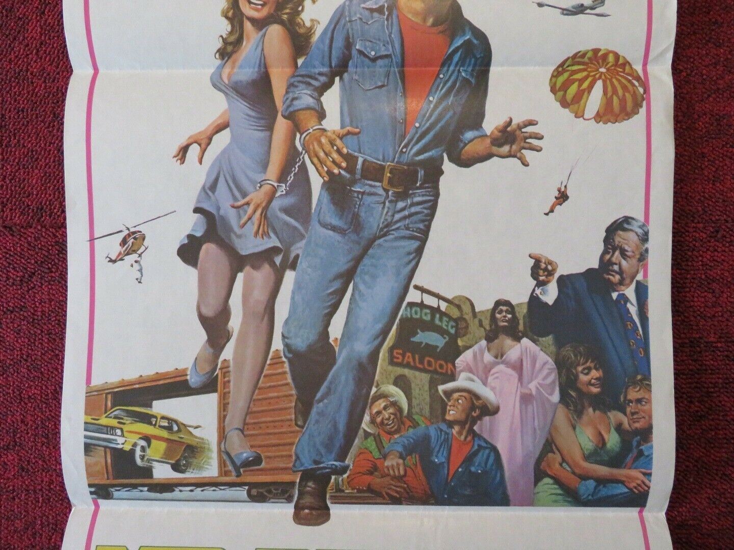 MR BILLION FOLDED AUSTRALIAN DAYBILL POSTER Terence Hill Jackie Gleason 1977 Movie posters