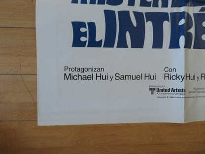 MR. BOO / THE PRIVATE EYES 1 STOP INTERNATIONAL SPANISH POSTER MICHAEL HUI 1976 Rendezvous Cinema Movie posters