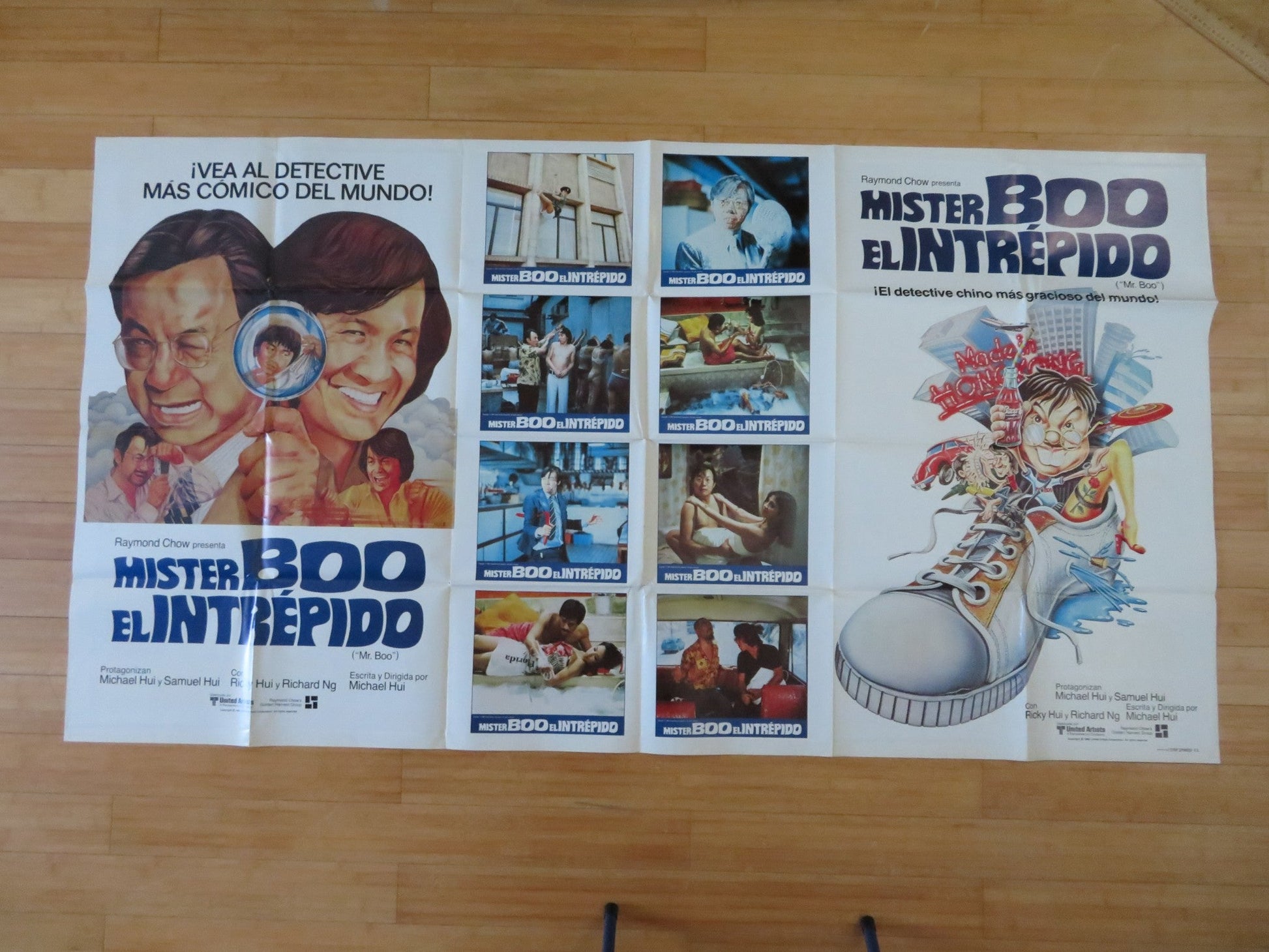 MR. BOO / THE PRIVATE EYES 1 STOP INTERNATIONAL SPANISH POSTER MICHAEL HUI 1976 Rendezvous Cinema Movie posters