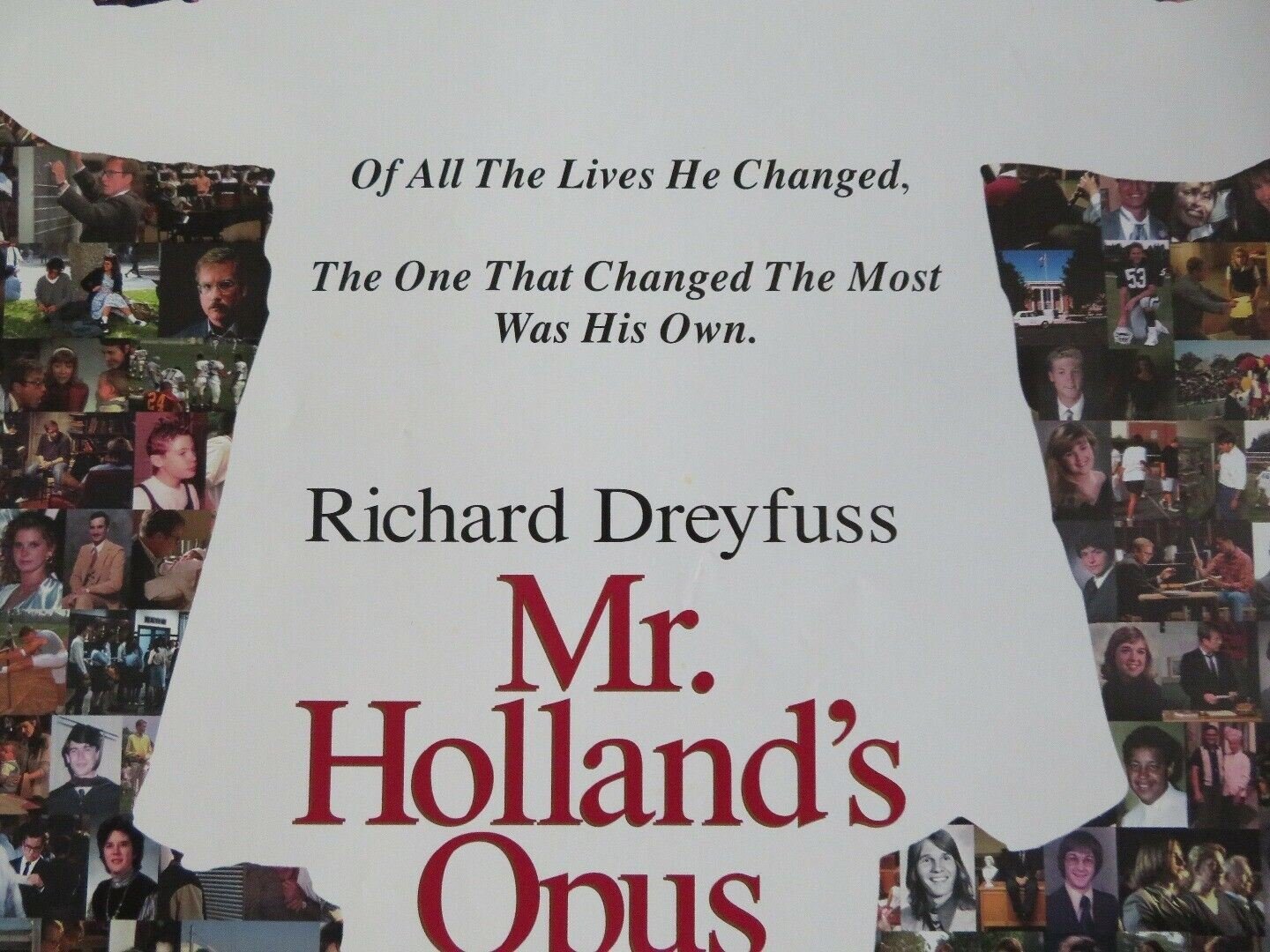 MR. HOLLAND'S OPUS ONE SHEET ROLLED POSTER RICHARD DREYFUSS 1995 Movie posters
