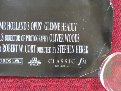 MR. HOLLAND'S OPUS UK QUAD (30"x 40") ROLLED POSTER RICHARD DREYFUSS 1995 Rendezvous Cinema Movie posters