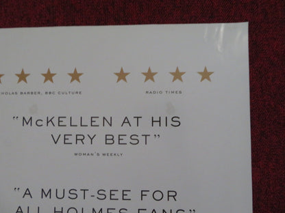 MR HOLMES UK QUAD (30"x 40") ROLLED POSTER IAN MCKELLEN LAURA LINNEY 2015 Rendezvous Cinema Movie posters
