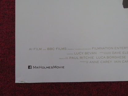 MR HOLMES UK QUAD (30"x 40") ROLLED POSTER IAN MCKELLEN LAURA LINNEY 2015 Rendezvous Cinema Movie posters