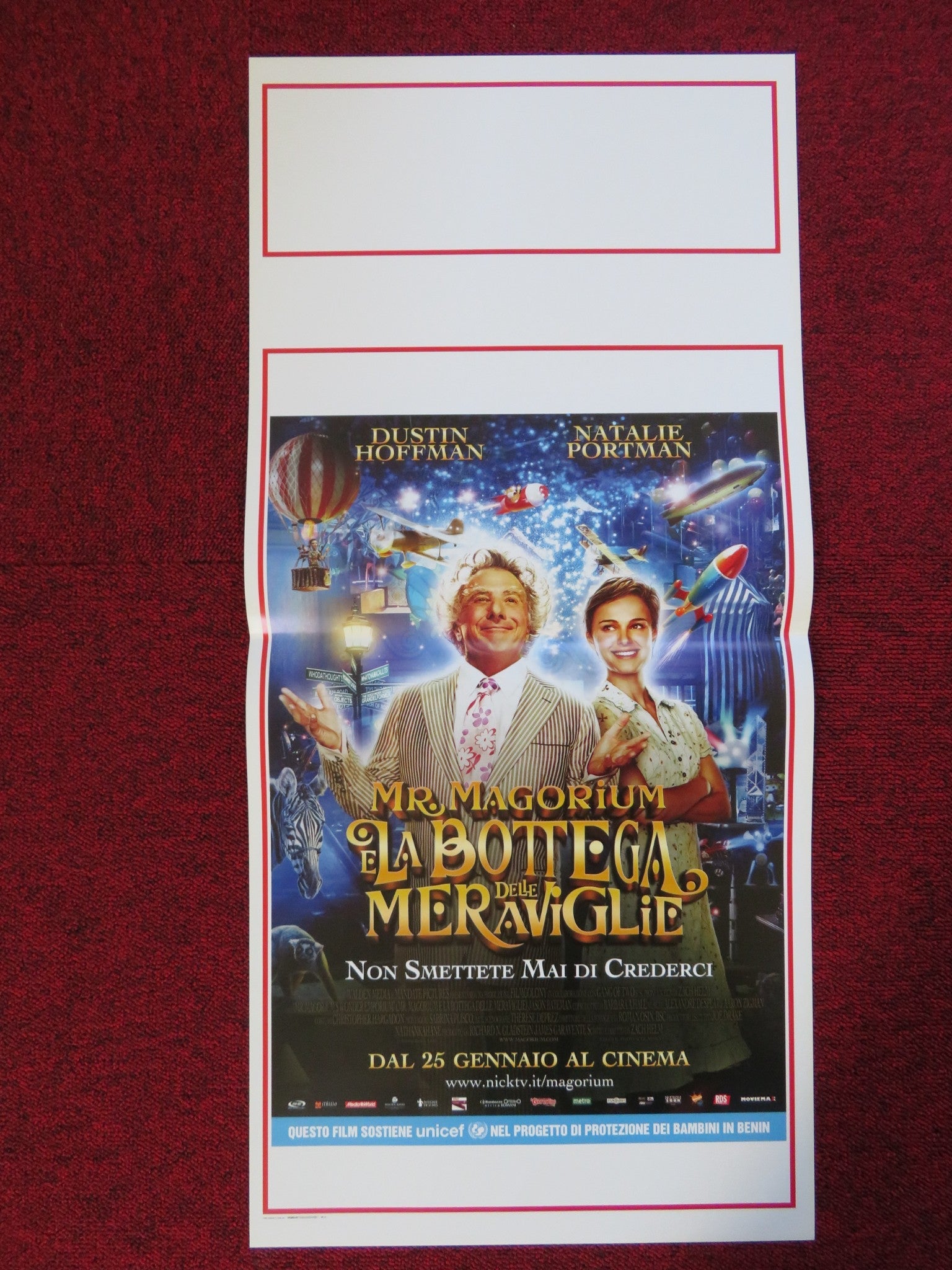 MR. MAGORIUM'S WONDER EMPORIUM ITALIAN LOCANDINA (27.5"x13") POSTER 2007 Rendezvous Cinema Movie posters