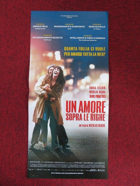 MR & MME ADELMAN ITALIAN LOCANDINA (26.5"x12.5") POSTER DORIA TILLIER 2017 Movie posters