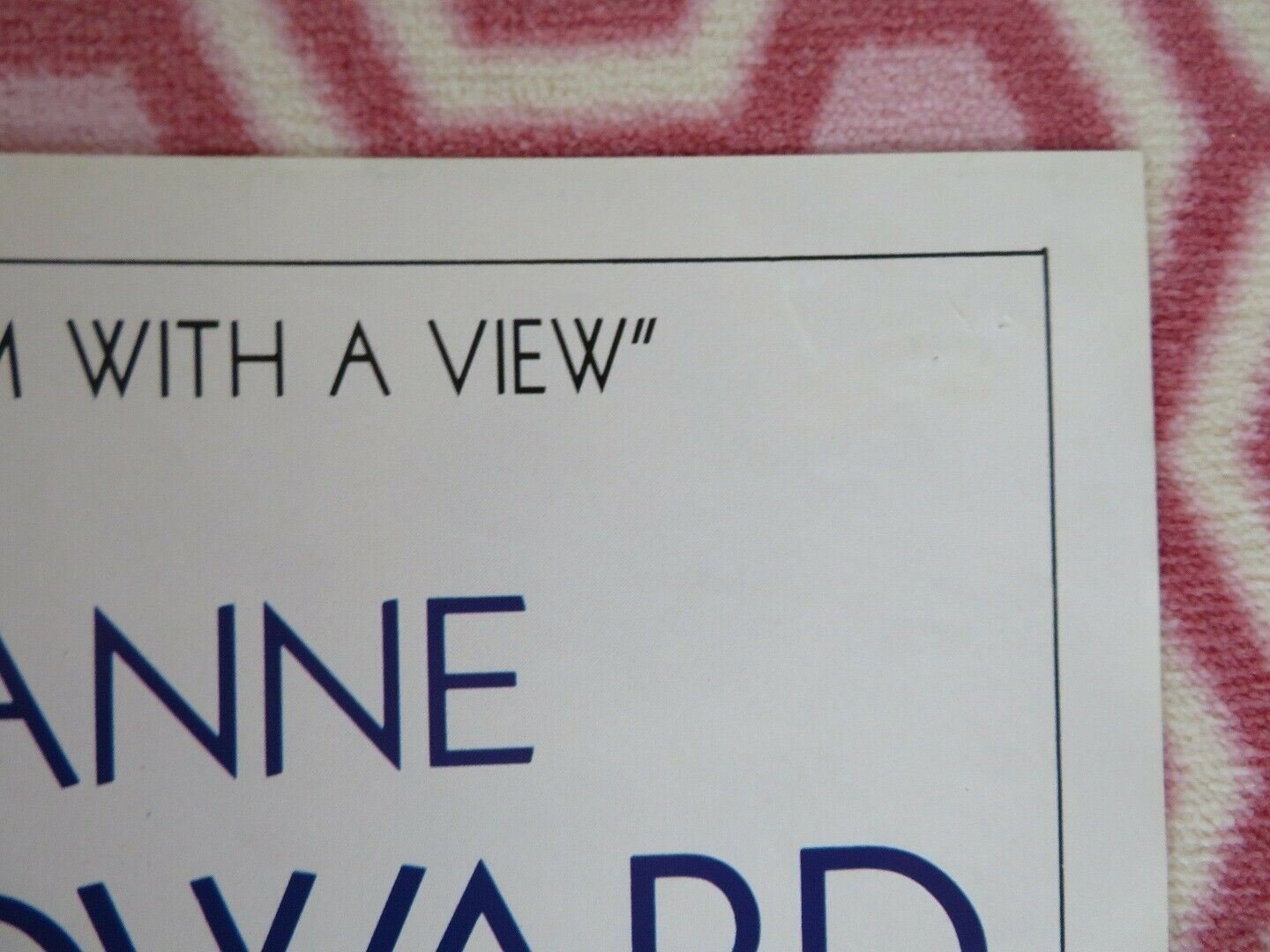 MR & MRS BRIDGE BRITISH QUAD (30" x 40") POSTER PAUL NEWMAN JOANNE WOODWARD 1990 Movie posters