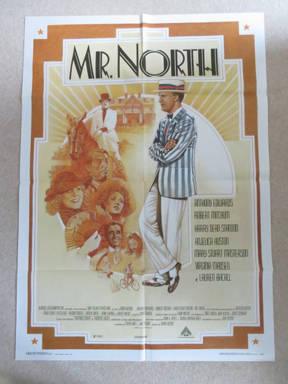 MR NORTH ITALIAN 2 FOGLIO POSTER ANTHONY EDWARDS ROBERT MITCHUM 1988 Rendezvous Cinema Movie posters
