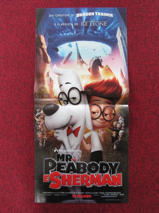 MR. PEABODY AND SHERMAN ITALIAN LOCANDINA POSTER TY BURRELL MAX CHARLES 2014 Rendezvous Cinema Movie posters