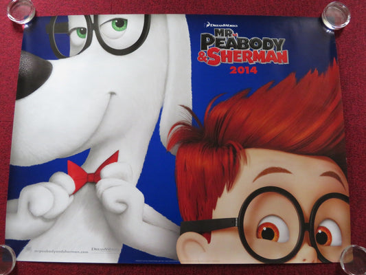 MR. PEABODY & SHERMAN UK QUAD (30"x 40") ROLLED POSTER TY BURRELL 2014 Rendezvous Cinema Movie posters