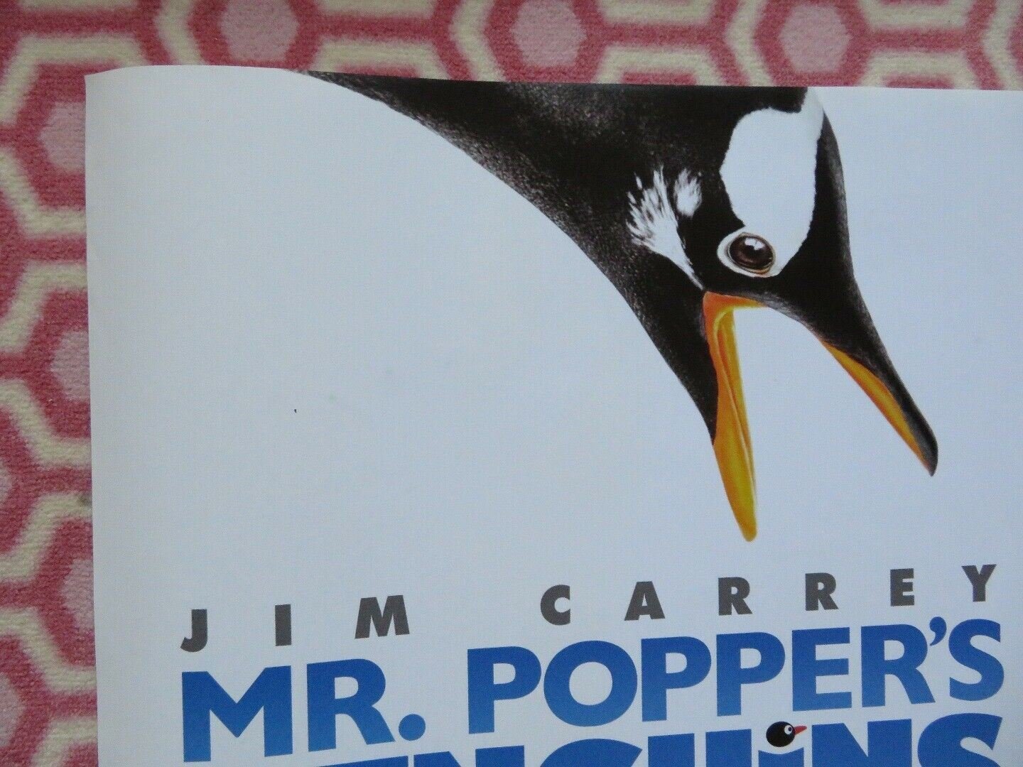 MR. POPPER'S PENGUINS QUAD (30"x 40") ROLLED POSTER JIM CARREY 2011 Movie posters