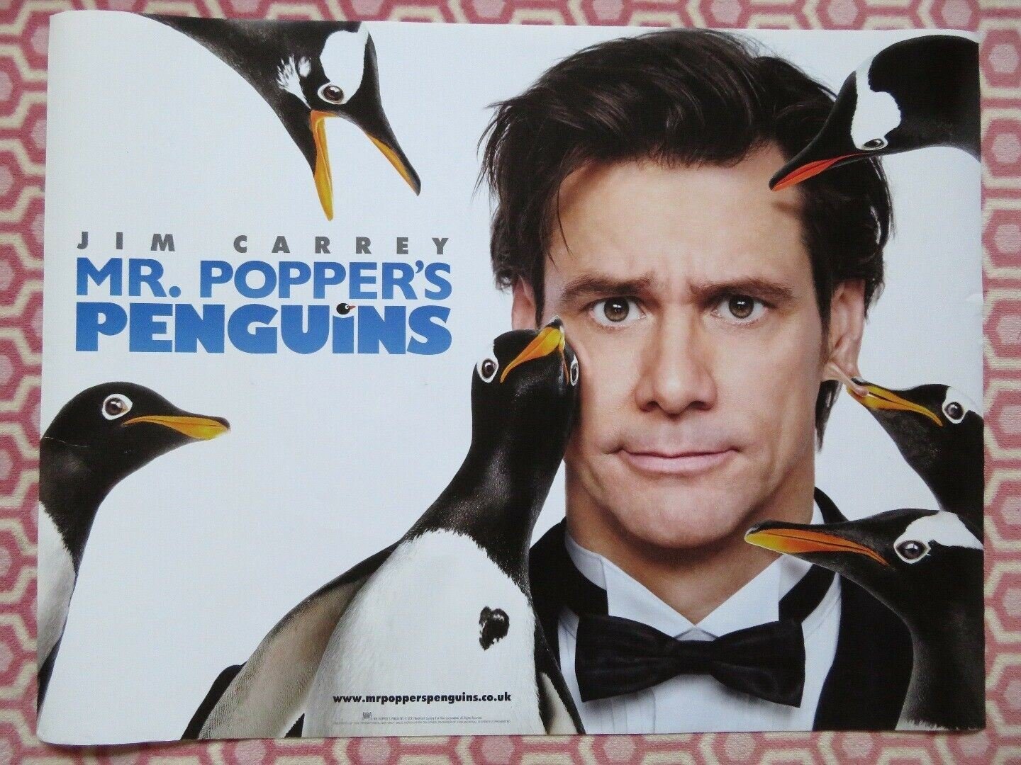MR. POPPER'S PENGUINS QUAD (30"x 40") ROLLED POSTER JIM CARREY 2011 Movie posters