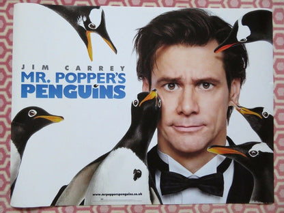 MR. POPPER'S PENGUINS QUAD (30"x 40") ROLLED POSTER JIM CARREY 2011 Movie posters