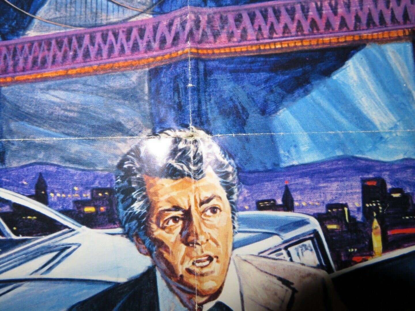 MR RICCO FOLDED US ONE SHEET POSTER DEAN MARTIN EUGENE ROCHE 1975 Movie posters