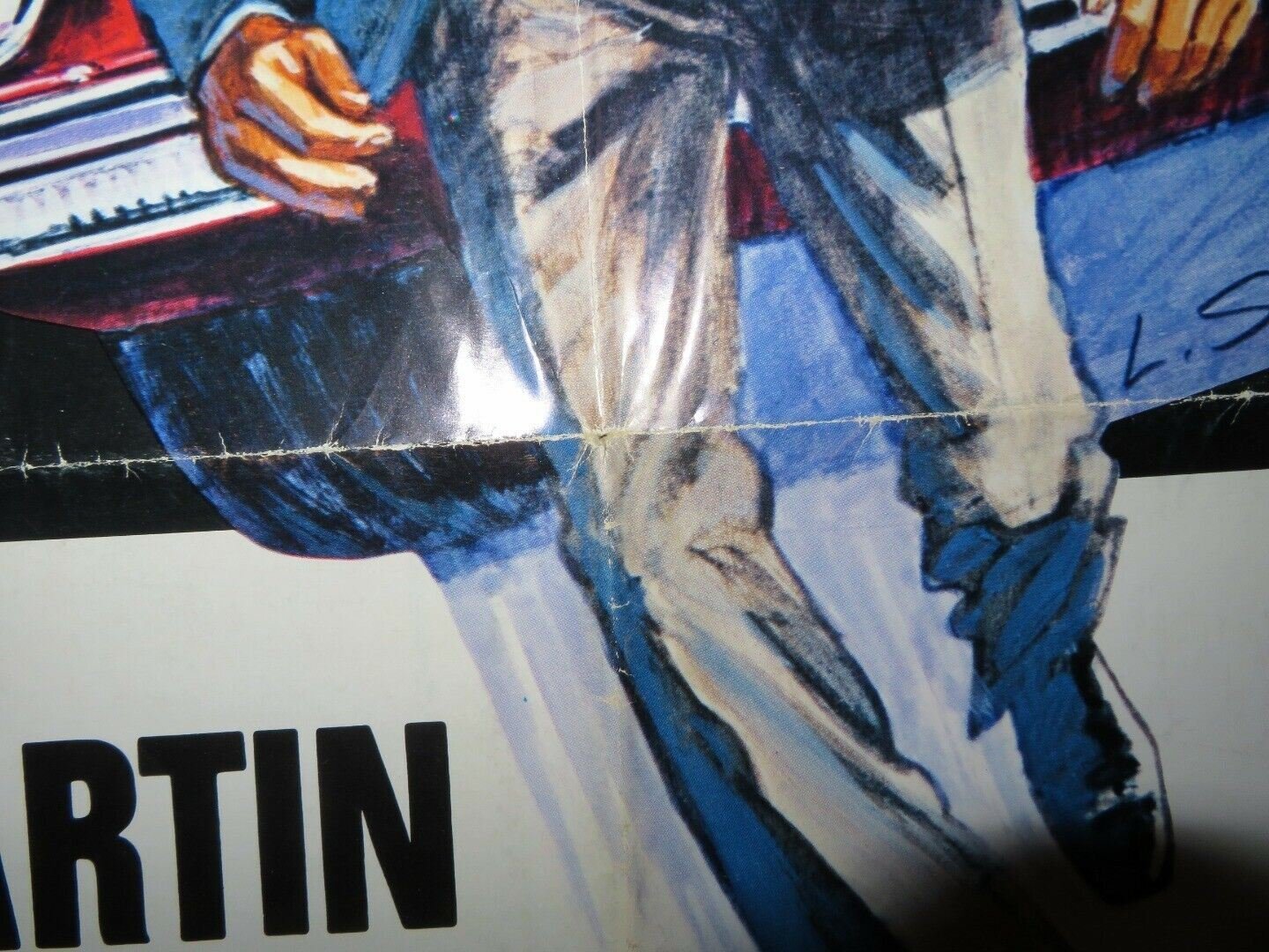 MR RICCO FOLDED US ONE SHEET POSTER DEAN MARTIN EUGENE ROCHE 1975 Movie posters