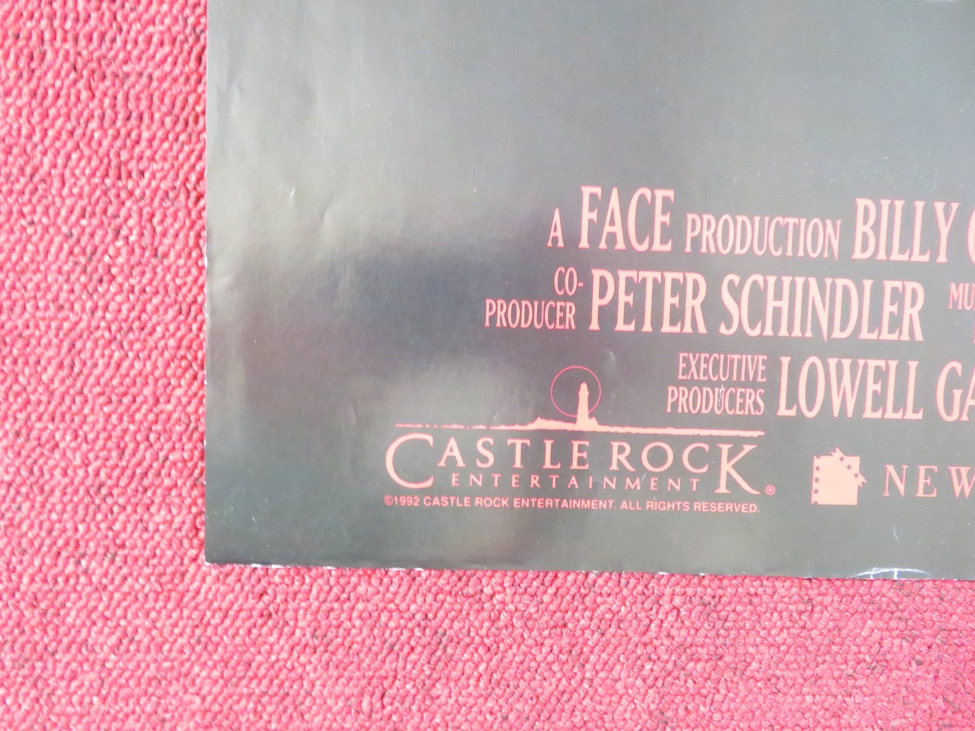 MR SATURDAY NIGHT FOLDED US ONE SHEET POSTER BILLY CRYSTAL DAVID PAYMER 1992 Rendezvous Cinema Movie posters