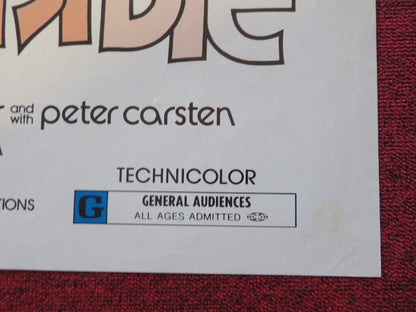 MR SUPER INVISIBLE FOLDED US ONE SHEET POSTER DEAN JONES PHILIPPELEROY 1970 Movie posters