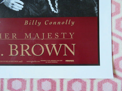 MRS. BROWN US ONE SHEET ROLLED POSTER JUDI DENCH BILLY CONNOLLY 1997 Rendezvous Cinema Movie posters