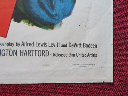 MRS. MIKE FOLDED US ONE SHEET POSTER DICK POWELL EVELYN KEYES 1949 Movie posters