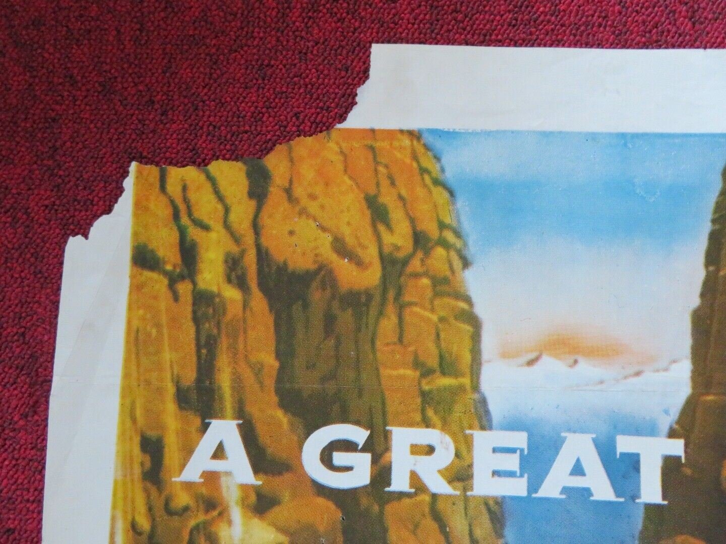 MRS. MIKE FOLDED US ONE SHEET POSTER DICK POWELL EVELYN KEYES 1949 Movie posters