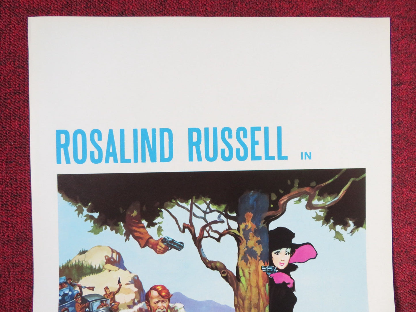 MRS. POLLIFAX - SPY ITALIAN LOCANDINA POSTER ROSALIND RUSSELL DARREN MCGAVIN 1971 Rendezvous Cinema Movie posters