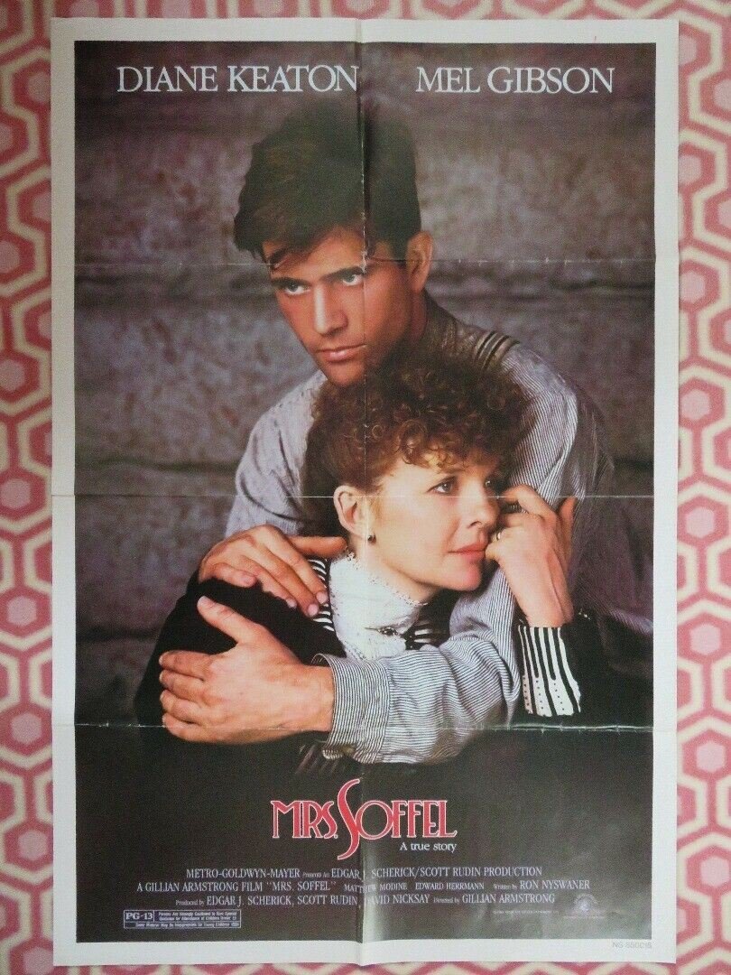 MRS. SOFFEL US ONE SHEET POSTER MEL GIBSON DIANE KEATON 1984 Movie posters